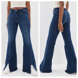 American Eagle Outfitters Blue Flare Jeans